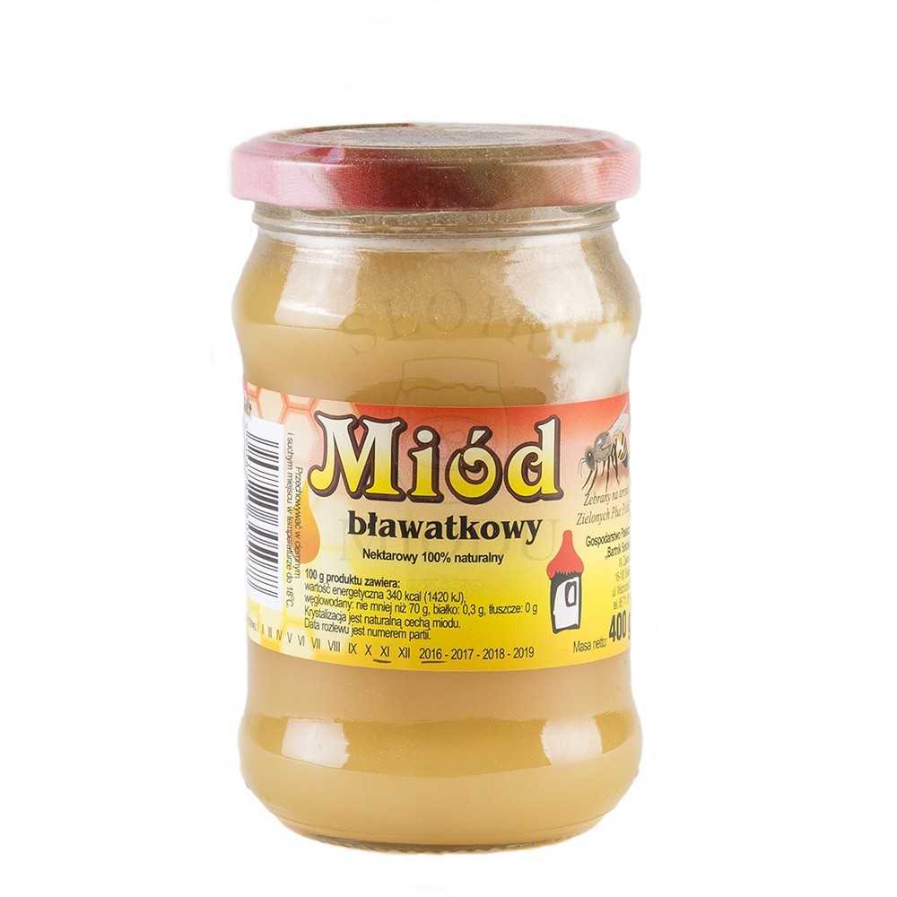 Polski miód bławatkowy 400g-0 Polski miód bławatkowy 400g-0