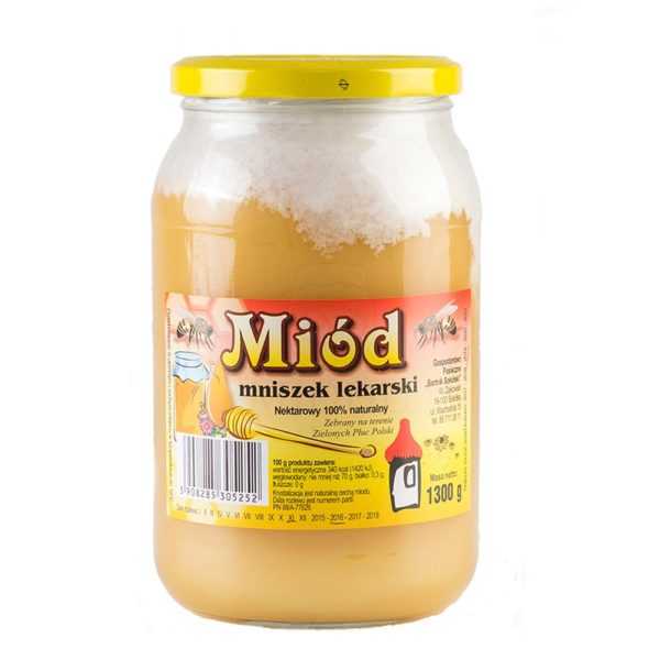 Polski miód mniszkowy 1300g Bartnik Sokólski-0