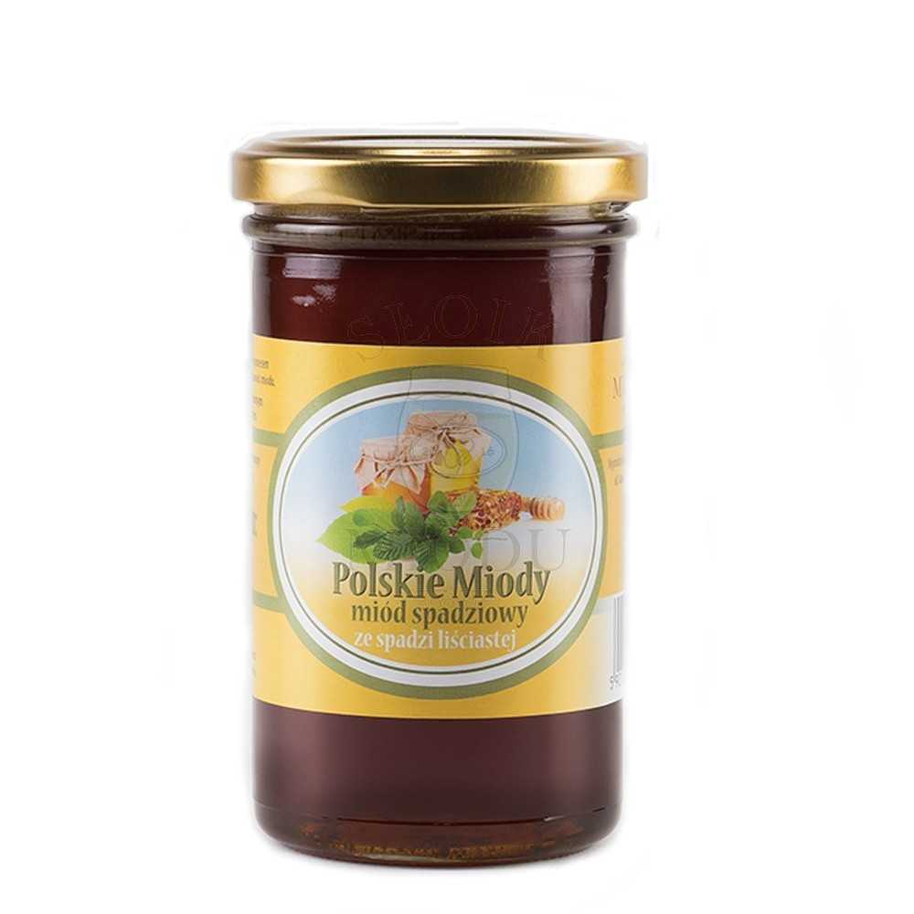 POLSKIE MIODY - miód spadziowy liściasty 350g-3856 POLSKIE MIODY - miód spadziowy liściasty 350g-3856