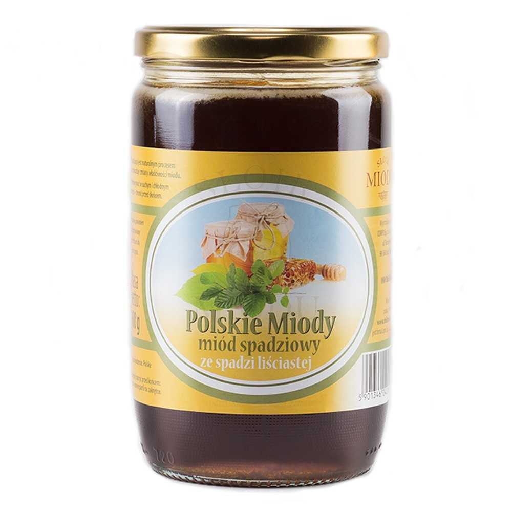 POLSKIE MIODY - miód spadziowy liściasty 900g-0 POLSKIE MIODY - miód spadziowy liściasty 900g-0