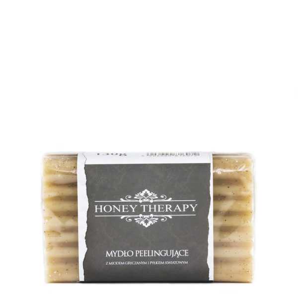 Mydło peelingujące z pyłkiem i miodem kostka 130g-0