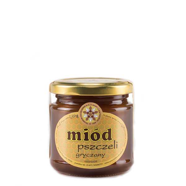 Miód gryczany z Technikum Pszczelarskiego 250g-0