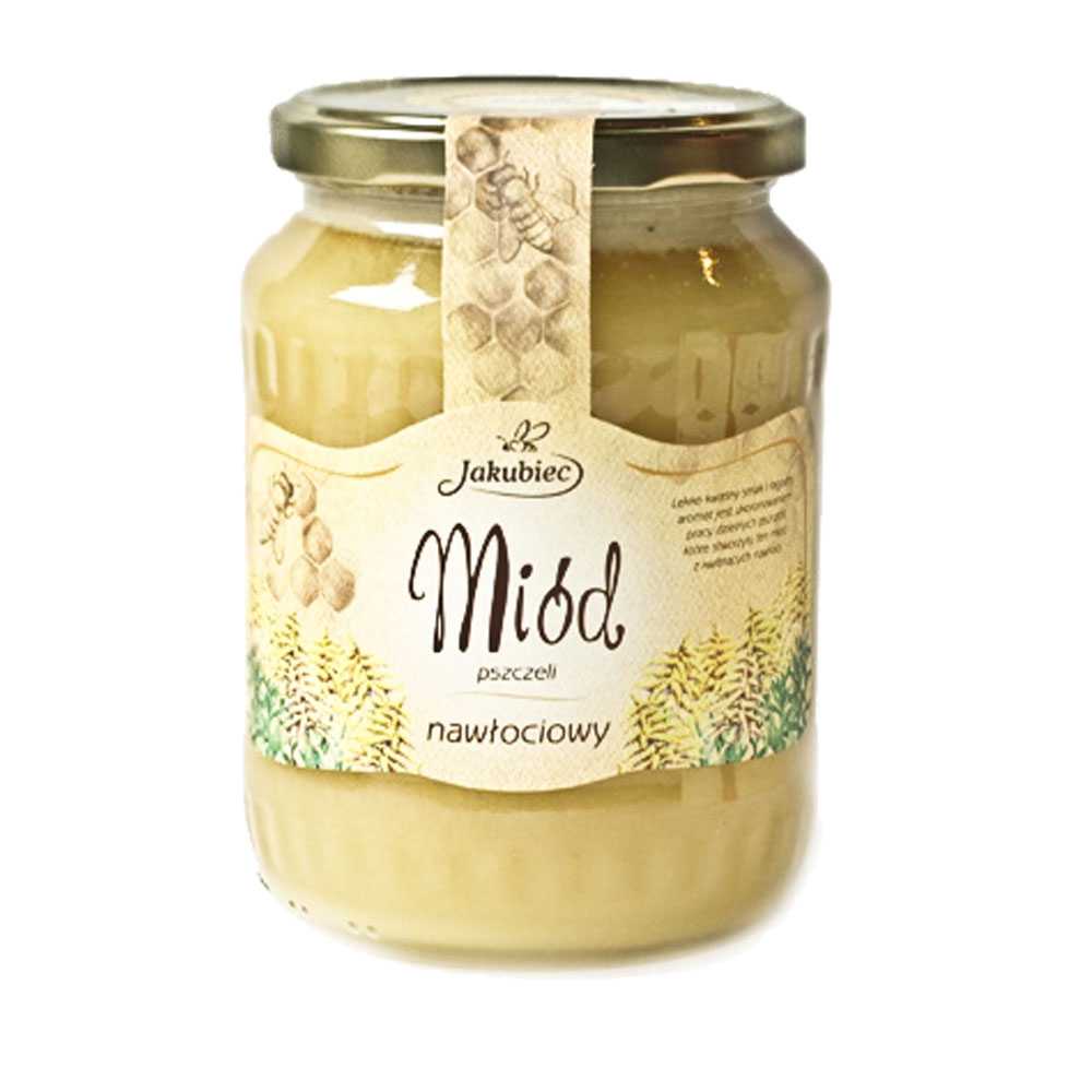Polski miód nawłociowy 900g JAKUBIEC-3230 Polski miód nawłociowy 900g JAKUBIEC-3230