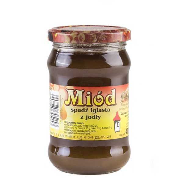 Polski miód spadziowy z jodły 400g Bartnik Sokólski-0