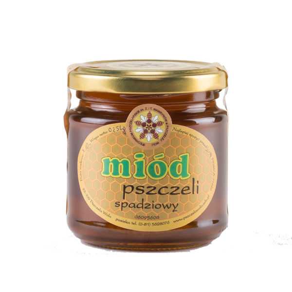 Miód spadziowy z Technikum Pszczelarskiego 250g-0