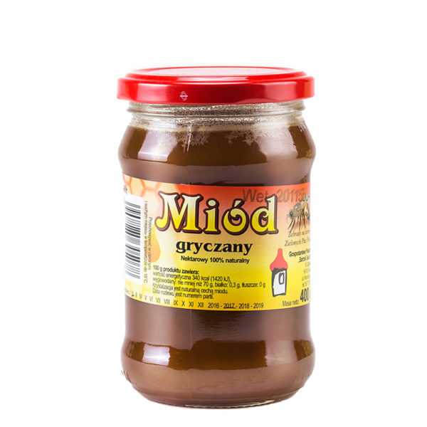 Polski miód gryczany 400g Bartnik Sokólski-0