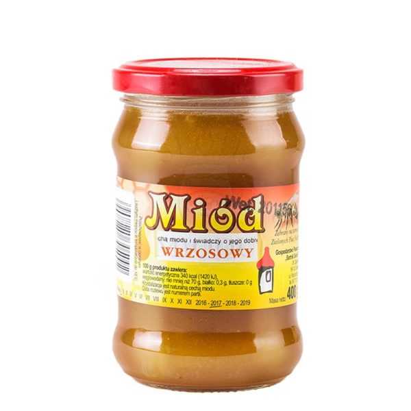 Polski miód wrzosowy 400g Bartnik Sokólski-0