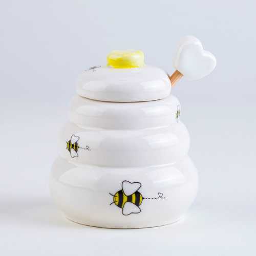 Porcelanowy pojemnik na miód-0 Porcelanowy pojemnik na miód-0
