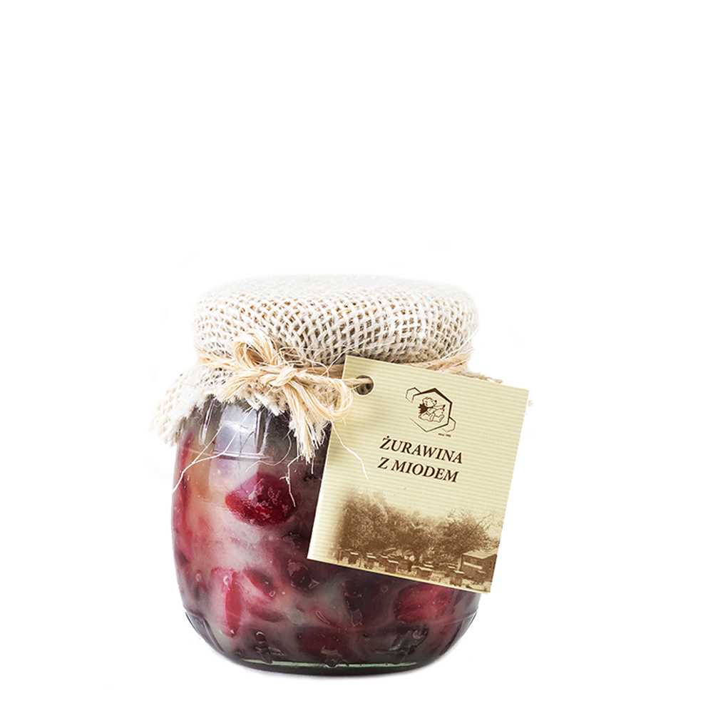 Żurawina w miodzie 350g.-0 Żurawina w miodzie 350g.-0