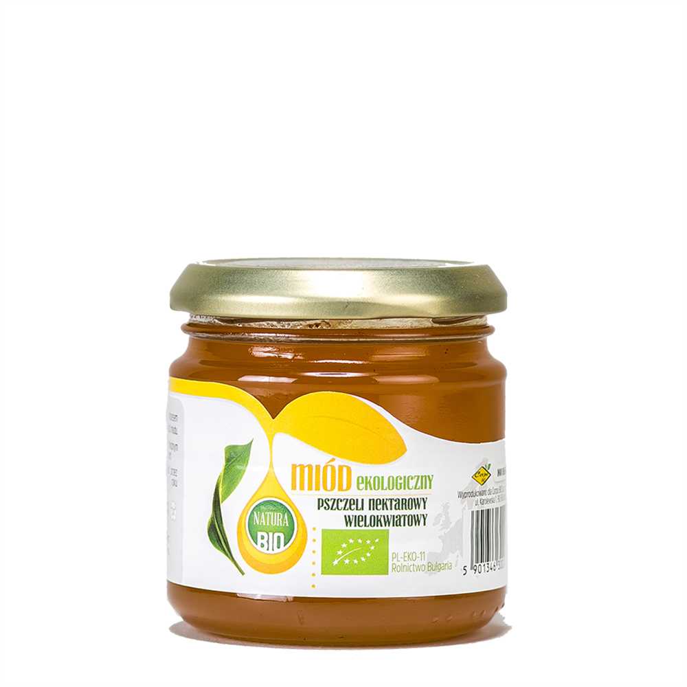 Miód wielokwiatowy BIO 250g-0 Miód wielokwiatowy BIO 250g-0