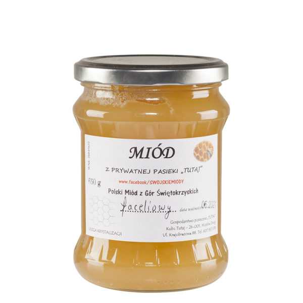 Polski miód faceliowy 650g-0