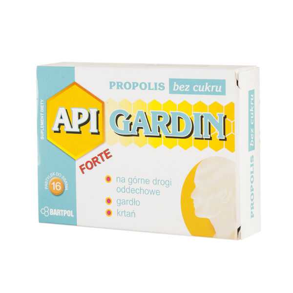 Api Gardin Forte Bez Cukru 16 pastylek-0